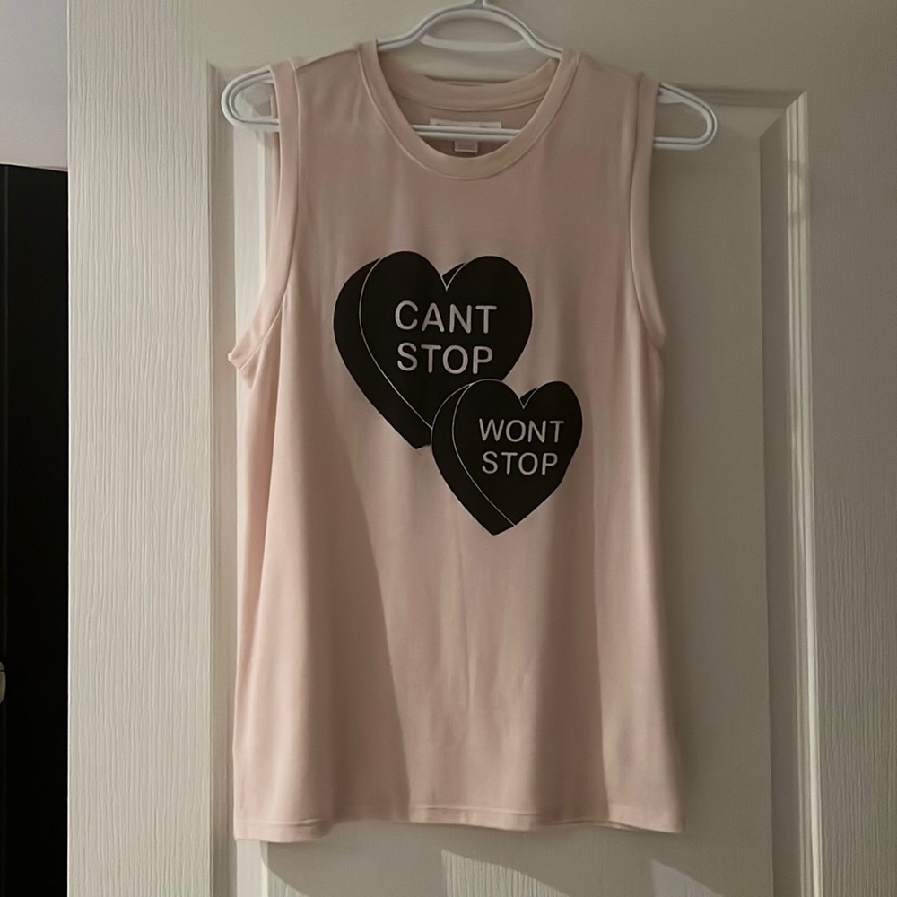 NEW Spiritual Gangster Amberella 'Cant Stop Wont Stop' Chakra Yoga Tank size XS